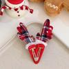Tocado navideño con horquilla de Papá Noel y asta para el pelo, diadema para niños, horquilla navideña, accesorios para el cabello, diadema