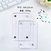 Novo Cartão de Goo Areia Movediça Transparente Tijolo Criativo Artesanal DIY Chaveiro de Cartão de Goo Decoração de Caderno Cartão de Goo