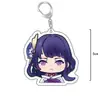 Novos chaveiros de feriado de merchandise de fã de Genshin Impact: Pingente Nahida, Sino de cabeça grande da Hu Tao, Chaveiro do Scaramouche