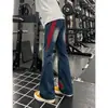 Jeans de Mezclilla Lavados Desgastados Estilo Retro Americano para Hombre 2026 Primavera Nuevos Pantalones de Pierna Recta, Suelta y Ancha Tendencia
