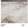 Parede de fundo de TV em laje de pedra nova 1200x2700, pedra luxuosa para sala de estar de villa, revestimentos de parede de grande formato, rosa das quatro estações, estilo de luxo leve