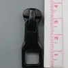 No. 5 Tiradores de Cremallera, Tirador de Nailon Negro por Electroforesis, Tirador de Cremallera Metálico para Bolsos y Ropa, Tirador de Cremallera de Aleación de Zinc