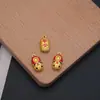 Pingente de Sapato da Paz em Liga de Metal Estilo Chinês Acessórios para Joias DIY Charmes do Zodíaco Desenho Animado Acessórios de Contas para Pulseira