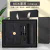 Caja de Regalo Set de Cuadernos A5 Business 70% de Descuento Logo Personalizado Regalo Corporativo de Alto Valor Cuaderno para Reuniones de Oficina