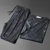 Traje Deportivo de Verano para Niños Camuflaje Seda de Hielo Camiseta de Manga Corta Pantalones Cortos de Hombre Ropa Casual Nueva Tendencia de Verano