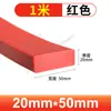 Tira Quadrada Sólida de Silicone, Resistente a Altas Temperaturas, Translúcida, Anticolisão, Resistente à Pressão, Impermeável, Tira Antiderrapante, Tira de Vedação de Silicone para Porta de Armário