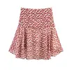 Falda midi elegante de cintura alta para mujer 2026 producto nuevo versátil 2941 verano estampado moda 69 estilo europeo y americano transfronterizo