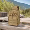 Mochila Cruzada de Hombro Impermeable y Resistente al Desgaste para Viajes de Ocio al Aire Libre, Bolsa Táctica Multifuncional para el Pecho para Deportes de Montañismo y Ciclismo