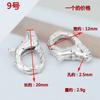 Hebilla Colgante Hebilla de Plata Esterlina 925 Collar con Hebilla Conectora Hebilla para Pulsera DIY Hebilla Grande de Resorte Accesorios de Plata Tailandesa Hebilla de Anillo