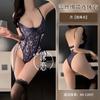 Lingerie Sexy com Suspensórios de Aro de Aço, Pijama de Peça Única, Alças com Recortes de Renda, Não Precisa Tirar, Fantasias para Flertar
