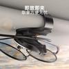 Clip para Gafas de Coche Multifuncional Suspensión en Parasol Aleación de Aluminio Clip para Factura Suministros para Coche Clip para Gafas de Coche
