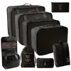2025 Novas Sacolas Organizadoras Populares para Cosméticos, Mudança, Viagem, Conjunto de Sete Peças para Roupas, Colchas, Roupa Íntima, Desktop Atacado