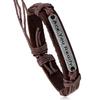 Nueva joyería europea y americana ¿Estás listo letra pulsera de piel de vaca retro multicapa tejida pulsera de cuero