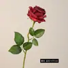 Rosa Individual Simulada Seda Flores Falsas de Alta Gama Adornos de Decoración para el Hogar y Bodas Accesorios de Regalo Flores Simuladas