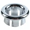 Tapa de Agujero de Fregadero Cromada Anillo de Desbordamiento Tapa Decorativa Tapa de Desagüe Agujero Bañera Fregadero de Cocina Tapón Tapón Accesorios Universales