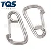 Gancho de Resorte de Acero Inoxidable Marino Simple Escalada en Roca Seguridad Mosquetón Exterior Correa para Perro Hebilla de Cadena Hebilla de Seguridad Accesorios para Llavero