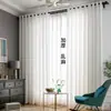 Tecido de Cortina de Malha de Diamante, Cortina Branca Transparente de Luxo Leve, Transmite Luz mas Não Mostra o Interior, Adequada para Sala de Estar, Quarto, Varanda, Cortina Transparente Bloqueadora de Sol