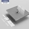 Electricista Internacional Ultrafino Gris Vidrio Templado Poste Hogar Oculto Enchufe 16A Uno Abierto 5 Cinco Orificios Panel de Pared