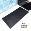 Tapete Antiderrapante para Bar de Chá com Leite Tapete para Bar de Café Tapete Retangular Drenante para Cozinha Porta-Copos de Vinho Ktv Porta-Copos de Borracha para Chá