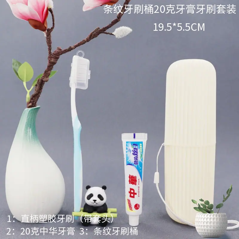 马赛图条纹牙刷桶20克中华牙膏牙刷套装.png