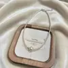 Colar de Pérolas Xiaomi, Perfeitamente Redondo, Alto Brilho, Luxo Leve, Corrente de Clavícula da Moda, Design de Nicho, Acessório de Pescoço de Alta Qualidade