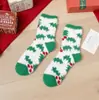 Calcetines de Terciopelo Coral para Mujer Otoño e Invierno Espesos para el Suelo Calcetines de Medio Terciopelo Navideños Cómodos para el Hogar Calcetines para Dormir