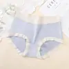 Ropa interior femenina talla grande de modal, de cintura media, sin costuras, transpirable y cómoda, con entrepierna de algodón puro y diseño levanta glúteos