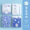 Cuaderno de Espiral A7 de Dibujos Animados, Papelería Creativa y Linda, Cuaderno Rayado, Bloc de Notas Engrosado, Premios de Recompensa para Estudiantes