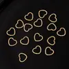 Anillo Nuevo Retorcido de Corazón Joyería DIY Accesorios para Joyería Anillo de Salto Tricolor en Relieve Corazón de Durazno Anillo Metálico
