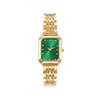 2025 comercio exterior nueva banda de acero reloj de pulsera para mujer estudiantes de moda simple cuadrado cuarzo reloj de pulsera reloj pulsera de pedrería