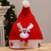 Chapéus Regulares Transfronteiriços do Fabricante Decorações de Chapéu de Natal Chapéus de Pelúcia Curta de Alta Qualidade Chapéus de Papai Noel Chapéus para Crianças e Adultos