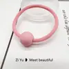 Nueva Cuerda para el Cabello de Color Caramelo Alta Elasticidad Cuerda para el Cabello Accesorios para el Cabello Lindo Bandas de Goma Helado Colorido Simple Coreano Accesorios para la Cabeza