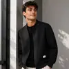 Cardigan de malha com zíper de marca da moda, best-seller transfronteiriço, suéter masculino, direto do fabricante