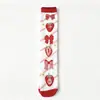 Calcetines Dulces, Estilo Primavera y Verano, Estilo Universitario, Estilo Lolita, Lindos, Cómodos, Versátiles, Transpirables, Anti-Olor, Medias con Lunares Jacquard
