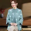 Jaqueta Feminina Moda Outono-Primavera Novo Estilo Chinês Fashion Casual Slim Fit Redutora de Idade Emagrecedora Estilo Nacional Versátil para Mulheres de Meia-Idade e Idosas 2026