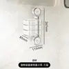 Caja de Almacenamiento Giratoria con Ventosa para Joyería Almacenamiento de Anillos Dopamina Collares Caja de Joyería para Colgar en la Pared sin Taladro para Pendientes