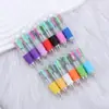 Bolígrafo de 4 Colores Mini Lindo Más Vendido Bolígrafo de Bola de Goma Suave Bolígrafo Corto de Cuatro Colores Punta de Bolígrafo de PVC Silicona Bolígrafo de Muñeco