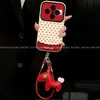 Adequado para Capa de Celular Vivox300 Modelo Novo com Cordão Vivox200Promini Premium Estampa Poá Xadrez Cavalo de Troia