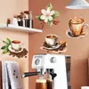 2025 Overover Fc1821 Adesivos Decorativos de Café Removíveis e Compatíveis com Envio Transfronteiriço, Antiestático e à Prova d'Água