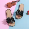Pantuflas de Verano con Lazo para Mujer, Populares para el Hogar, Estilo Transfronterizo, Sandalias de Verano para el Hogar, Zapatos de Playa para Pareja de Vacaciones