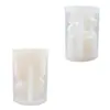 Chunqi Transfronterizo Calavera Fantasma Sosteniendo Cuervo Bruja Vela Molde de Silicona DIY Halloween Molde de Yeso