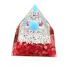 Comercio Exterior Transfronterizo Nuevo Producto Adorno Pirámide Bola de Cristal Grava de Cristal Resina Epoxi Artesanías de Escritorio para el Hogar