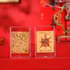Oro Puro 999 Pegatina de Teléfono de Oro Hoja de Oro Princesa Fortuna de la Suerte Prosperidad Continua Casa del Tesoro Regalo de Año Nuevo Regalo de Negocios