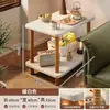Mesa de centro de madera maciza, mesa de centro para sala de estar, mesa de té para uso doméstico, mesa de centro pequeña para apartamentos pequeños, mesita de noche, mesa de té, mesa auxiliar pequeña combinada, mesa baja
