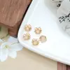 Suporte de Flor em Liga, Porta Contas Vazado, Tampa de Flor Conserva-Cor, Pulseira DIY, Acessórios de Contas Soltas, Colar de Mão, Acessórios com Contas, Espaçador
