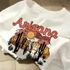 Roupas com Estampa de Cereja Maruko-Chan de Manga Curta Camiseta Branca Feminina Estilo Moderno Fino Moda Estilo Coreano Camiseta de Manga Curta Moderna