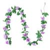Flor de Rosa Artificial Falsa Enredadera para Decoración de Cubierta de Conducto de Aire Acondicionado de Sala de Estar, Envoltura de Calefacción Planta de Enredadera de Plástico para Techo