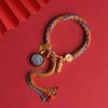 Thangka estilo Tíbet Ocho Dioses Patronos Cinco Maestros Manjusri Thangka estilo Tíbet Cuerda de Mano Pulsera Zakiram Femenina Regalo Masculino