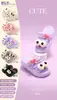 Pantuflas Infantiles de Dibujos Animados Lindas de Eva Sandalias para Baño del Hogar Calzado de Exterior Pantuflas sin Cierre Zapatos de Playa para Niños Estudiantes Bebés