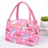 Nova bolsa com zíper bolsa de almoço portátil bolsa de lona à prova d'água bolsa de mãe feminina bolsa de mão bolsa de lona para lancheira bolsa de mão